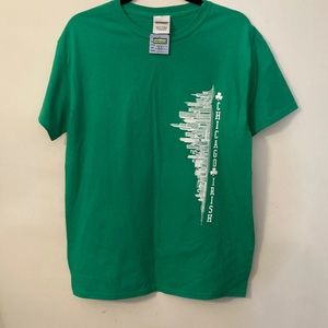 NWT Southside Irish Imports green Tee Chicago Irish
